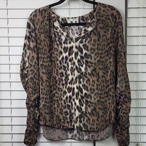 Joie Leopard Print Women's Top. Size M